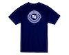 T-SHIRT B/CIRCLE NAVY LRG - image 1