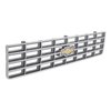 04-169 C/K Chevy Grille, w/ Bowtie, Silver, 1975-1976 Chevy C/K Series Pickup & Blazer/Suburban - image 2