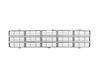 04-310 C/K Chevy Grille, without Bowtie, Silver, 1977-1979 Chevy C/K Series Pickup & Blazer/Suburban - image 1