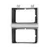 04-472 Headlight Bezel, Dual Square Head Light, Left, 1983-1984 Chevy/GMC C/K Series Truck, Blazer/Jimmy & Suburban - image 1