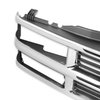 04-488 GMT400 Chevy Grille w/o Sport Package, Chrome/Black, 1994-1998 GMT400 Series (OBS) Pickup w/ Composite Headlights - image 3