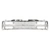 04-488 GMT400 Chevy Grille w/o Sport Package, Chrome/Black, 1994-1998 GMT400 Series (OBS) Pickup w/ Composite Headlights - image 4