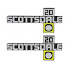 EMBLEM 81-88 SCOTTSDALE20 - image 1