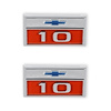 04-571 C/K Fender Badge Pair, Chevy 10, 1966 C/K Series Pickup - image 1