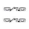 04-580 C/K Fender Badge Pair, C/10, 1969-1970 C/K Series Trucks - image 1