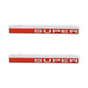 04-591 C/K Fender Badge Pair, Super, 1971-1972 C/K Series Trucks - image 1