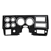05-218 Instrument Cluster Bezel 1984-1987 Chevy/GMC C/K Series Trucks & 1984-1988 Blazer/Jimmy, Suburban, With A/C, Black/Chrome