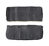 05-320 Seat Upholstery Kit, Deluxe Pleat Cloth/Vinyl, Black/Silver, 1981-1987 C/K Series Pickup - image 1