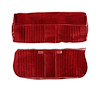 05-321 Seat Upholstery Kit, Deluxe Pleat Cloth/Vinyl, Maroon/Burgundy, 1981-1987 C/K Series Pickup - image 1
