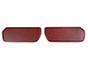 05-340 Subvisors Foam backed Vinyl, Red, Pair, 1973-1987 C/K Series Pickups & 1973-1991 Blazer/Jimmy/Suburban