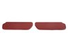 05-340 Subvisors Foam backed Vinyl, Red, Pair, 1973-1987 C/K Series Pickups & 1973-1991 Blazer/Jimmy/Suburban - image 2