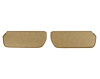05-342 Sunvisors Foam Backed Vinyl, Tan, Pair, 1973-1987 C/K Series Pickups & 1973-1991 Blazer/Jimmy/Suburban