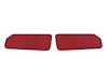 05-345 GMT400 Foamback Sunvisor Pair, Cloth, Red, 1988-1998 GMT400 Series (OBS) Trucks