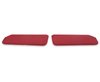 05-345 GMT400 Foamback Sunvisor Pair, Cloth, Red, 1988-1998 GMT400 Series (OBS) Trucks - image 2