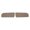 05-347 GMT400 Foamback Sunvisor Pair, Cloth, Tan, 1988-1998 GMT400 Series (OBS) Trucks