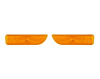 07-140 C/K GMC Parking Light Lens Pair, Amber, 1962-1966 C/K Series Pickup