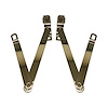 A6457-67 Tailgate Hinge Link Set -Stainless Steel-Fleetside-Pair, 1967-1972 Chevy/GMC C/K Series Truck - image 1