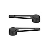 BDH87BK Billet Door Handle 1947-1972 Chevy/GMC Truck, Blazer/Jimmy & Suburban, Black, Pair