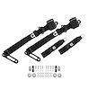 BELTKT4-2BLACK Seat Belt Kit 1955-1959 Chevy Truck - GMC Truck 1955-1959, 3 Pt, Black - image 1