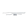 C9352-67 Door Latch Relay Rod Set, 5-Pieces, Left, 1967-1972 Chevy/GMC C/K Series Trucks, Blazer/Jimmy & Suburban - image 1