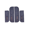 CDP75PUBLACK Door Panel Carpet Set, Black, 1975-1987 Chevy/GMC C/K Series Truck & Blazer/Jimmy - image 1