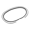CGR754B Rear Corner Window Seal, Black, Pair, 1947-1954 Chevy/GMC Truck - image 4