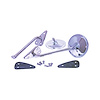 COMP300 Complete Mirror Set-Painted/Painted-Round/Smooth 1960-1966 Chevy/GMC C/K Series Trucks & Suburban, Pair