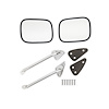COMS3SC Complete Mirror Set 1960-1966 Chevy/GMC C/K Series Trucks & Suburban, Chrome/Stainless-Rectangle, Pair - image 1