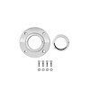 CSCUFMP Universal Steering Column Floor Plate, Chrome, 1947-1987 Chevy/GMC Truck, Blazer/Jimmy & Suburban - image 1