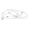 DBBL70S Truck Disc Brake Conversion Brake Lines 1967-1970 Chevy/GMC C/K Series Truck, Stainless - image 1