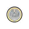 EHL80HLAMBER Euro Crystal Headlight 1947-1980 Chevy/GMC Truck, 7-inch, With LED Aux Light, Halo - image 1