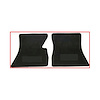 EMF3000-3BLACK Carpet Floormats 1971-1974 Chevy/GMC C/K Series Truck, Plain, Black, Pair - image 1