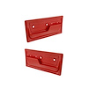 FP17200RED Replacement Door Panels, Deluxe, Red, Pair, 1972 Chevy/GMC C/K Series Trucks, Blazer/Jimmy & Suburban - image 1