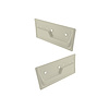 FP17200WHITE Replacement Door Panels, Deluxe, White, Pair, 1972 Chevy/GMC C/K Series Truck, Blazer/Jimmy & Suburban - image 1