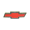 GER6768 Grille Emblem 1967-1968 Chevy C/K Series Truck & Suburban, Chrome/Orange, Each - image 1