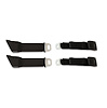 GMBELT2 Seat Belt Kit 1968-1972 Chevy/GMC C/K Series Truck, Lap Belt, 2-Point, Black, Pair - image 1