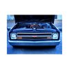GSC72BK69-72 Radiator Support/Grille Cover, Black, 1969-1972 Chevy/GMC C/K Series Truck, Blazer/Jimmy & Suburban - image 3