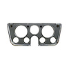 H6048-69 Dash Bezel, Fits 7-Gauges, Black/Chrome, 1969-1972 Chevy/GMC C/K Series Trucks, Blazer/Jimmy & Suburban - image 1