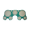 H6049-67 Dash Bezel Lens, without Tachometer, 1967-1972 Chevy/GMC C/K Series Trucks, Blazer/Jimmy & Suburban - image 1