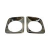 HLB6768 Headlight Bezels, Chrome, Pair, 1967-1968 Chevy/GMC C/K Series Truck - image 2