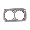 HLB72GM Headlight Bezels 1968-1972 GMC C/K Series Truck, Jimmy & Suburban, Chrome, Pair - image 1
