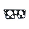 INST68B Instrument Bezel 1967-1968 Chevy/GMC C/K Series Truck & Suburban, 7 Hole, With Choke, Chrome/Black - image 1