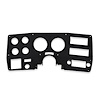 INST776 Instrument Bezel 1975-1977 Chevy/GMC C/K Series Trucks, Blazer/Jimmy & Suburban, With A/C, Black/Chrome - image 1