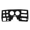INST777 Instrument Bezel, With A/C, Black/Chrome, 1975-1977 Chevy/GMC C/K Series Truck, Blazer/Jimmy & Suburban - image 1