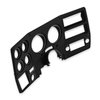 INST778 Instrument Bezel 1975-1977 Chevy/GMC C/K Series Truck, Blazer/Jimmy & Suburban, With A/C, Black/Silver - image 2