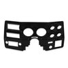 INST778 Instrument Bezel 1975-1977 Chevy/GMC C/K Series Truck, Blazer/Jimmy & Suburban, With A/C, Black/Silver - image 4
