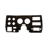 INST806 Instrument Bezel 1978-1980 Chevy/GMC C/K Series Truck, Blazer/Jimmy & Suburban, With A/C, Black - image 1