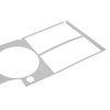 INST8BZ Instrument Bezel Trim, With A/C, Brushed Aluminum, 1981-1987 Chevy/GMC C/K Series Truck, Blazer/Jimmy & Suburban - image 4