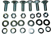 L0222-55 Front Bumper Bolt Kit, 24-Pieces, 1955-1959 Chevy/GMC Truck - image 1