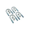 LCUB38763-72 Lower Control Arm U-Bolts 1960-1966 Chevy/GMC C10, Set - image 1